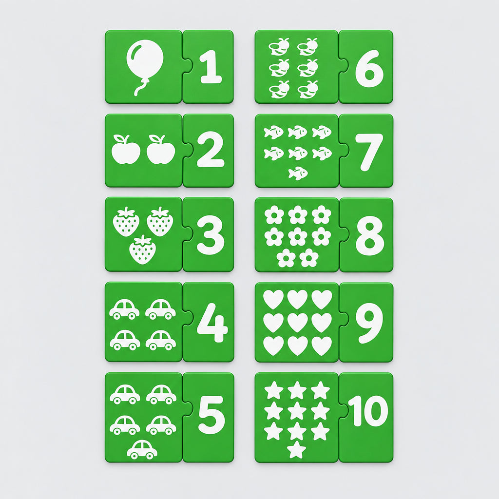Puzzle des chiffres 1-10