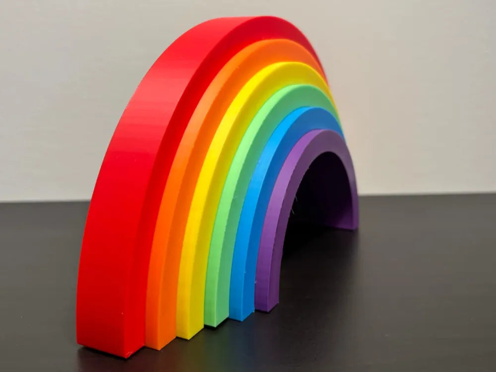 🌈 Jouet d’empilage arc-en-ciel