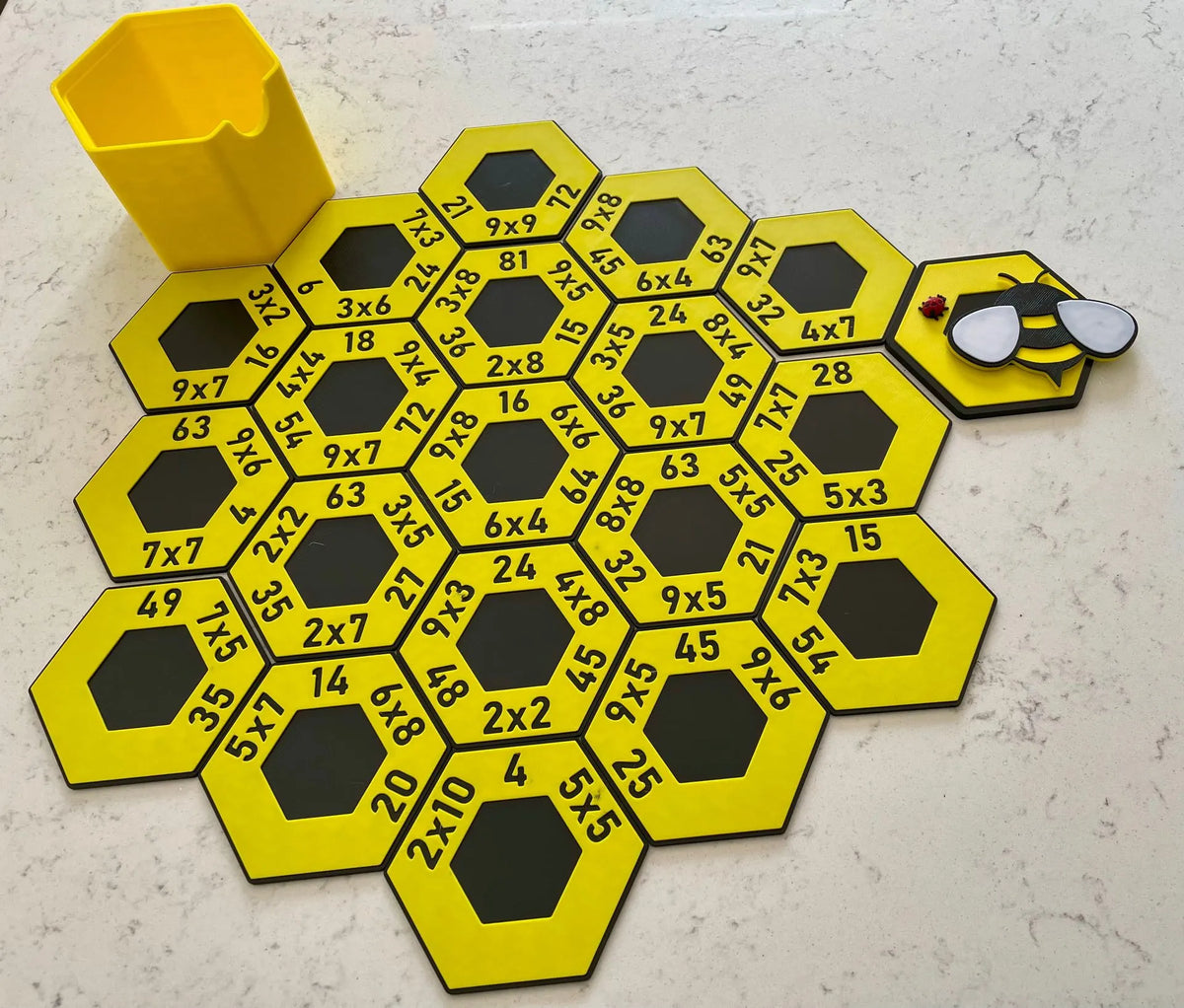 La ruche mathématique – Tables de multiplication