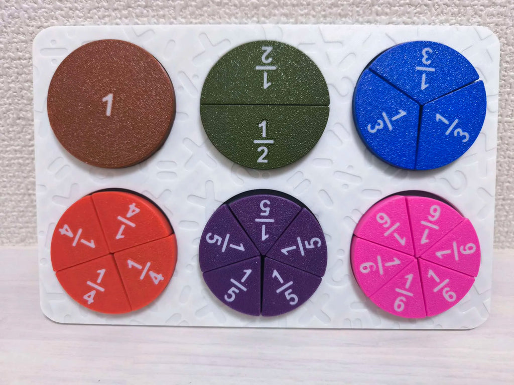 Puzzle d'apprentissage des fractions 🧩🔢