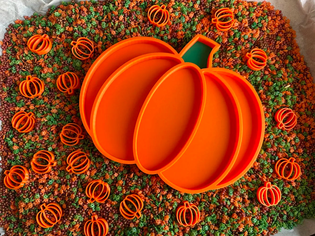 🎃 Collection citrouille – Bac sensoriel