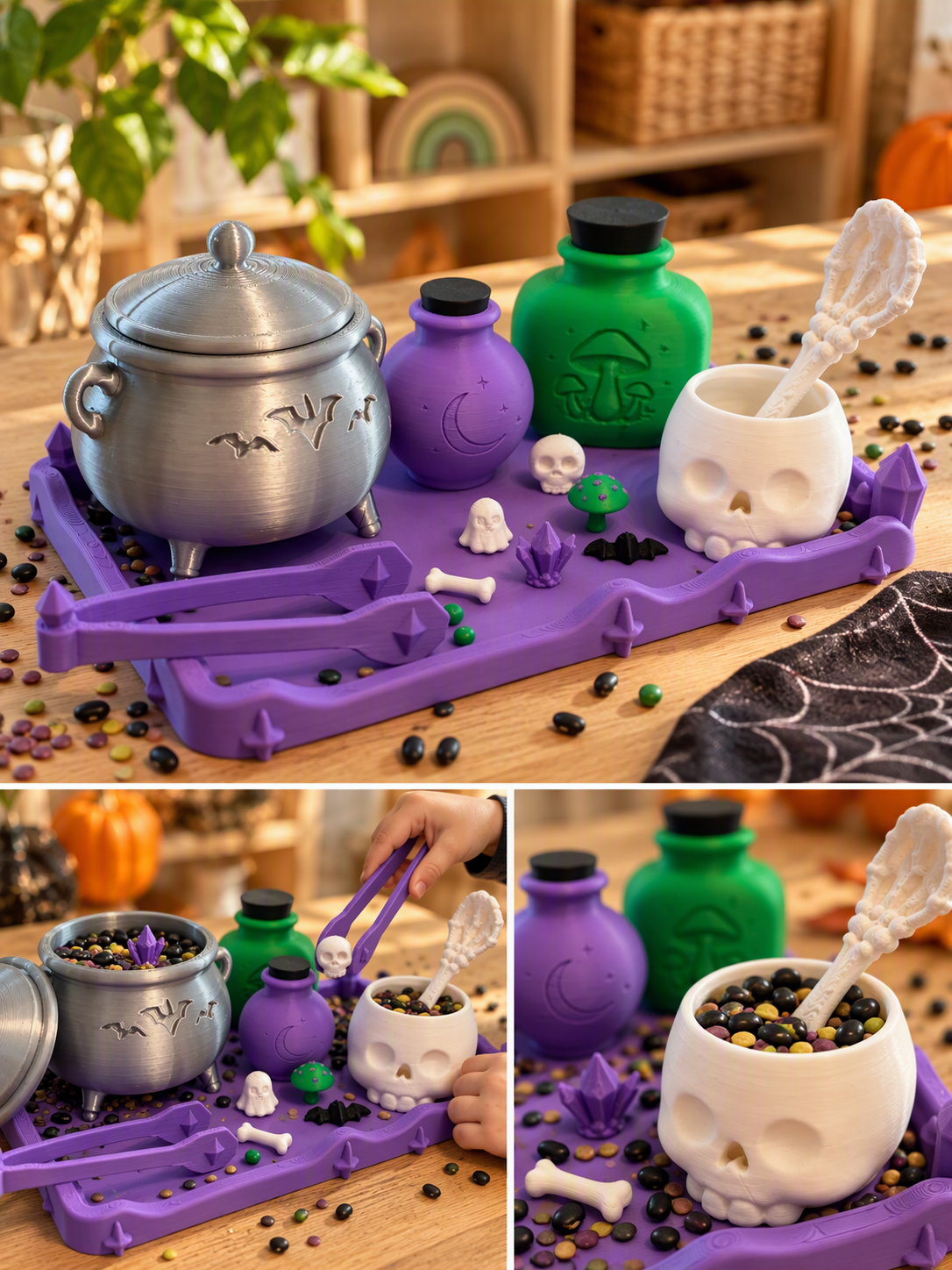 Ensemble de potions d’Halloween – Ensemble sensoriel