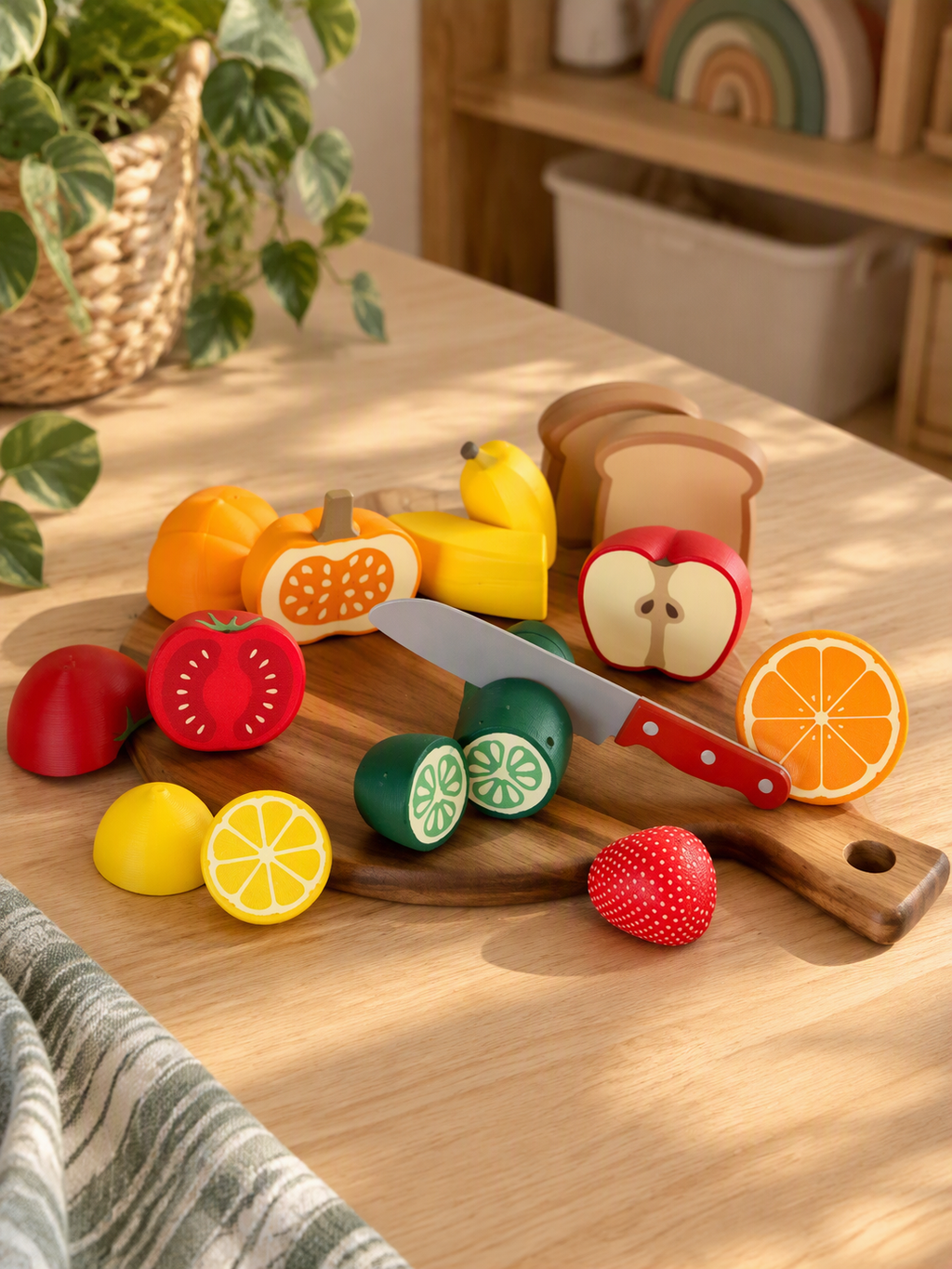 🍎🔪 Aliments magnétiques tranchables