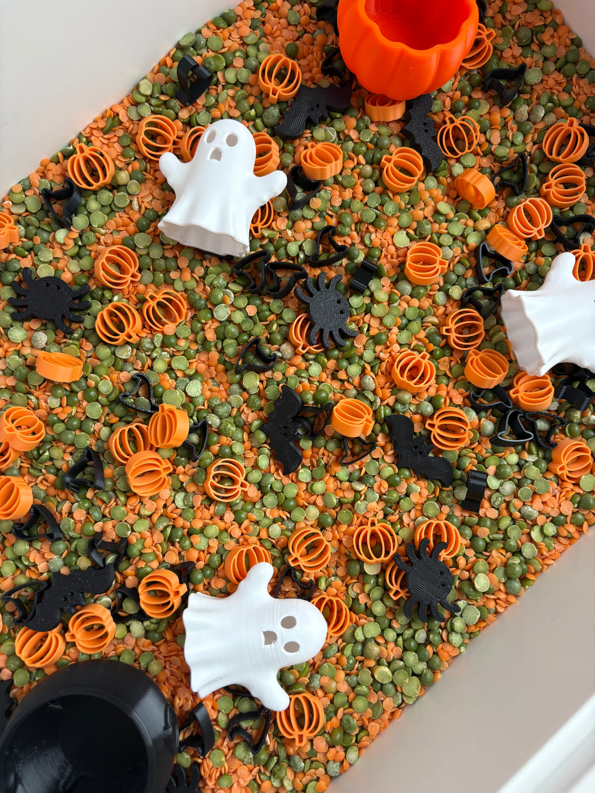 🎃 Ensemble complet de bac sensoriel – Halloween 👻