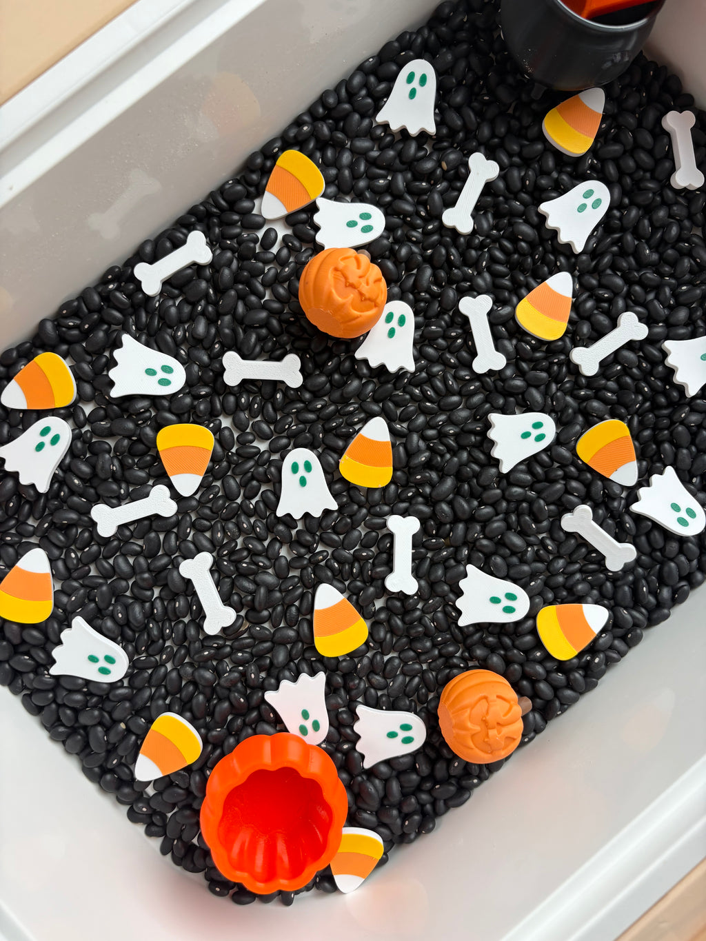 🎃 Ensemble complet de bac sensoriel – Halloween 👻