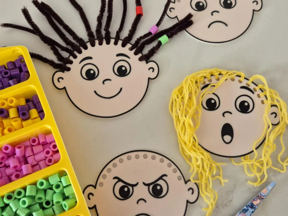 Émotions – Visages à enfiler