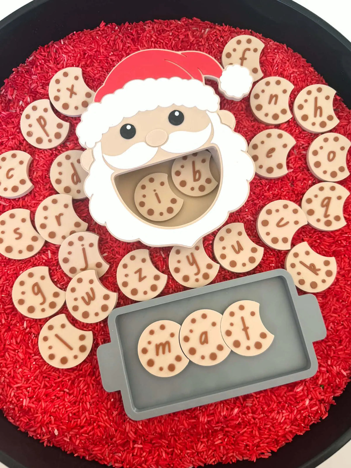 Biscuits alphabet et chiffres « Père Noël, nourris-moi !